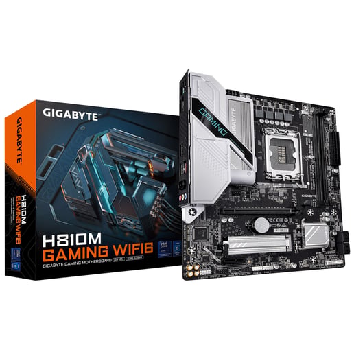 Gigabyte H810M GAMING WIFI6 mATX Motherboard for Intel Socket 1851 CPUs